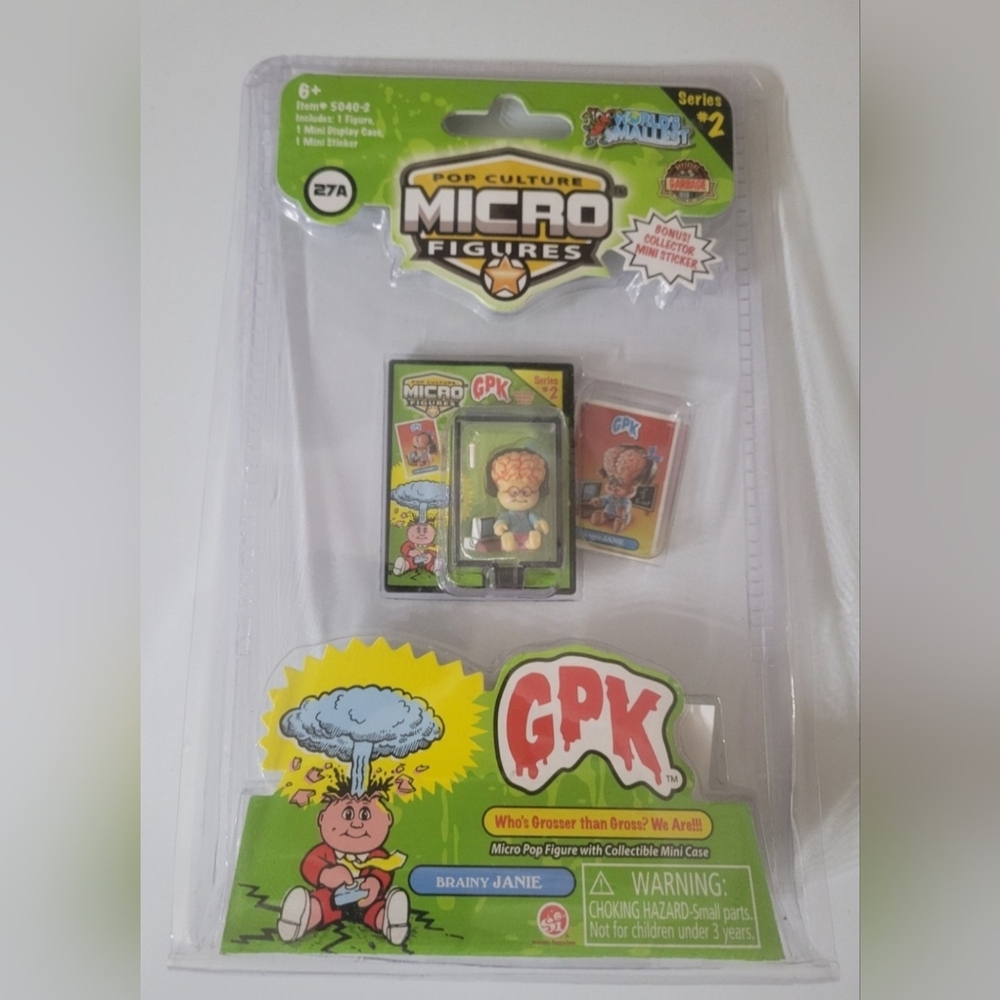 World's Smallest (GPK) Garbage Pail Kids Series 2 (Brainy Janie)